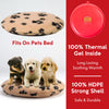Pet Heating Pad Microwave, Outdoor Newborn Kitten Puppy Pet Snuggle Warming Safe Bed Warmer, Gel Reusable Heat Disc, Waterproof Heating Disk for Dog, Cat, Rabbit and Guinea Pig, Christmas Pet Gifts