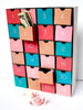 Fill-Your-Own DIY Countdown Box/Advent Calendar Minimalist Modern by Nerdy Words (Boho Inspired Colors)