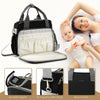 Crossbody Small Diaper Bag, Cute Mini Baby Diaper Tote Bags with Insulated Pockets for Traveling Outdoor Parent, Black