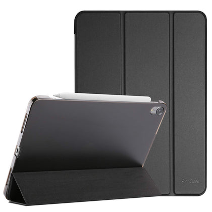 ProCase for iPad Air 5th Gen Case 2022 / iPad Air 4th 2020 Case 10.9 Inch, Slim Stand Hard Back Shell Protective Smart Cover for iPad Air 5th A2589 A2591/ Air 4th A2316 A2324 -Black