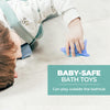 Mold Free Infant Bath Toys for 18 Months - No Hole Animal Bathtub Toys, Baby Bath Tub Toys No Mold (Ocean)