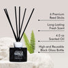 Christmas Reed Diffuser, Home Fragrance Diffuser Set Includes Reed Diffuser Sticks & Scented Oil, Winter Holiday Home Decor, Forest Waterfall Scent 120ML