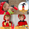 Liberry Fireman Costume for Kids 3 4 5 Years Old, Firefighter Tools with Fire Extinguisher, Pretend Play Toy Gift for Toddler Boys & Girls