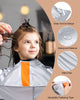 Lictin Hair Cutting Haircut Cape - Haircut Cape Umbrella Waterproof Hair Cloak Barber Cape Foldable Hairdressing Umbrella Cape Apron with 1PCS Black Comb