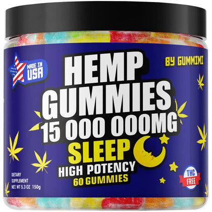 H?m? Gummies for Restful Nights - Soothes Soreness and Discomfort in The Body - High Potency H?mp Oil Extract - Assorted Fruit Flavors - Made in USA