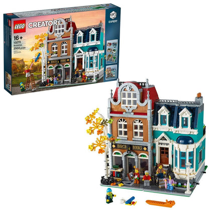 LEGO Creator Expert Bookshop 10270 Modular Building, Home Décor Display Set for Collectors, Advanced Collection, Gift Idea for 16 Plus Year Olds