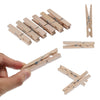 (Pack of 50) Wooden Clothespins About 2-7/8