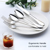 Onader 30 Pieces Silverware Set 18/10 Stainless Steel Flatware Cutlery Set for 6