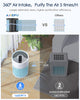 Air Purifiers for Home Large Room up to 1620ft², AMEIFU Upgrade Large Size H13 Hepa Bedroom Air Purifier for Wildfire,Pets Dander with 3 Fan Speeds, Filter Replacement Reminder, Aromatherapy Function