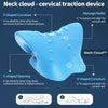 Neck Cloud - Cervical Traction Device, Trademark Certificate Designates Unique Authentic Product for Hump. Neck Stretcher Cervical Traction for Tmj Pain Relief (Blue)