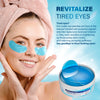 Under Eye Patches for Puffy Eyes: 60 Count Retinol Collagen Eye Gels Pads - Eye Skin Treatment Mask for Dark Circles, Wrinkles Puffy & Bags - Anti-Aging & Rejuvenating Eye Masks Women, Men (Blue)