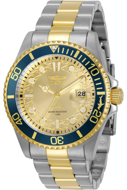 Invicta Men's Pro Diver Quartz Watch, Two Tone, 30022