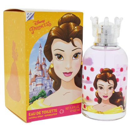 Disney Princess Belle Eau de Toilette Spray for Kids, 3.4 Ounce