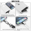 YICHEEY 2 x Phone Lanyard + 4 x Phone Tether Tab, Soft Nylon Crossbody Thick Rope Cell Phone Lanyards Phone Strap