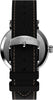 Timex Men's Standard 40mm Watch - Silver-Tone Case Black Dial with Black Leather & Fabric Strap