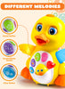 JOYIN Baby Musical Duck Toy, Dancing Walking Yellow Duck, Baby Toy w/Music and LED Lights, Infant Light Up Toys, Activity Center for Toddlers, Baby Learning Educational Toy - Kids Toy