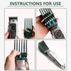 3 Inch Clipper Guard, Hair Clipper Guards Wahl Clipper Guards Extra Long Clipper Guard Guard Number 24 Comb Attachment, 3 Inch Great for Home Use (Green)