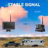 eRapta Magnetic Wireless Backup Camera 5 Monitor, 2-Min DIY Installation,1080P, 2 Channels, 9600mAh Rechargeable Camera System for RV, Trailer, Truck, Camping Vehicle ACT501
