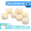 Stonebriar Bulk 96 Pack Unscented Smokeless Long Burning Clear Cup Tea Light Candles with 6 to 7 Hour Extended Burn Time