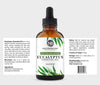 NaturoBliss 100% Pure Natural Undiluted Eucalyptus Essential Oil (4oz) Premium Therapeutic Grade Aromatherapy