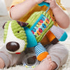 Skip Hop Bandana Buddies Baby Activity and Teething Toy with Multi-Sensory Rattle and Textures, Puppy