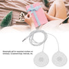 Prenatal Belly Headphone, Baby Heartbeat Monitor Pregnancy Prenatal Belly Speakers Music Splitter 12 Sticker Prenatal Belly Headphone Pregnancy Headphone for Women Mother White