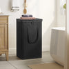 WOWLIVE 100L Laundry Hamper with Lid, Large Foldable Laundry Basket with 2 Removable Bags and Handles, Tall Collapsible Dirty Clothes Hamper for Laundry Room, Bathroom, Dorm (Black)
