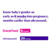 SneakPeek® - Early Gender Test Kit - Fast Results - 99.9% Accurate¹ DNA Gender Prediction - Discover Gender at 6 Weeks - Lab Fees Included (Snap)