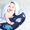 GFU Nursing Pillow Cover, Newborn Breastfeeding Pillow Case for Boys and Girls, Soft Baby Breastfeeding Pillow Slipcover, Fit for Standard Infant Nursing Pillows, Dark Blue Space Dinosaur