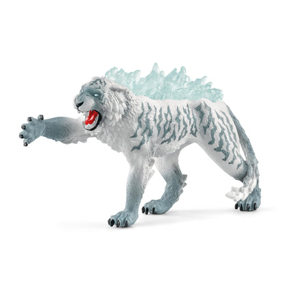 Schleich Eldrador Creatures Mythical Ice Tiger Action Figure - Featuring Ferocious and Fearsome Back Crystals, Durable Toy for Boys and Girls, Gift for Kids Age 7+
