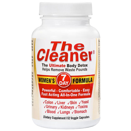 Century Systems The Cleaner Detox, Powerful 7-Day Complete Internal Cleansing Formula for Women, Support Digestive Health, 52 Vegetarian Capsules