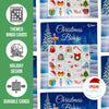 Regal Games - Holiday Bingo Set - Family Size Game Kit - Includes 10 Bingo Cards, 168 Bingo Marking Chips, 24 Calling Chips - 8 x 7 Cardstock