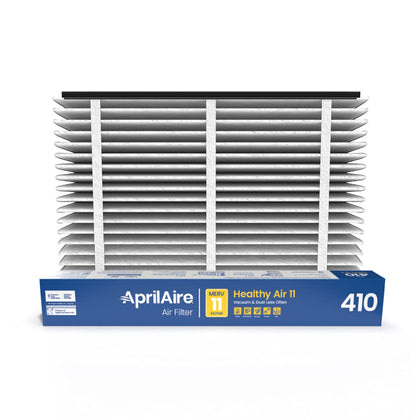 AprilAire 410 Replacement Filter for AprilAire Whole House Air Purifiers - MERV 11, Clean Air & Dust, 16x25x4 Air Filter (Pack of 1)