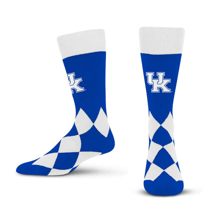 For Bare Feet Unisex NCAA Kentucky Wildcats Big Diamond Team Color Socks OSFM