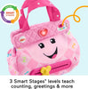 Fisher-Price Laugh & Learn Baby & Toddler Toy My Smart Purse Pretend Dress Up Set With Lights & Learning Songs For Ages 6+ Months