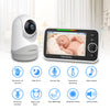 HelloBaby Monitor with Camera and Audio, 5'' Screen with 16-Hour Video Streaming, Remote Pan-Tilt-Zoom Camera, Two-Way Talk, VOX Mode, Auto-Night Vision, Range up to 960ft and No WiFi
