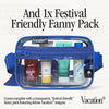 Vacation Sun Belt Sampler Bag, Includes Mini Baby Oil SPF 30 (1 fl oz), Super Spritz SPF 50 Face Mist (1 fl oz), Classic Lotion SPF 30 (1 fl oz), After Sun Gel (1 fl oz),Festival Friendly Fanny Pack