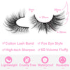Fox Eye Lashes Wispy Faux Mink Lashes Fluffy Fairy Cat Eye Lashes That Look Like Extensions Spiky Fake Eyelashes Natural Look