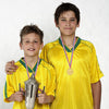 100 Packs Children's Gold Plastic Winner Medals Kids Golden Winner Awards Medals