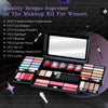 Color Nymph Makeup Sets For Teens 14-16,Portable Makeup Kit for Girls with 24-Colors Eyeshadows Facial Blusher Lip Gloss Pressed Powder Mascara Brushes Mirror Comb