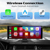 Goaanz Wireless Portable Apple Carplay Car Stereo, 9.3'' Carplay Stereo&Android Auto Touch Screen with 2.5K Dash Cam, 1080p Backup Camera/Loop Recording/Bluetooth GPS Navigation Head Unit/Mirror Link