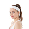 Mallofusa ? 10 PCS Cotton Sports Basketball Headband/Sweatband Head Sweat Band/Brace Gift Party Outdoor Activities (White)