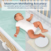 Babysense Under-Mattress Baby Monitor - Real Time Movement Tracking & Monitoring, Includes Non-Contact Monitor with 2 Sensor Pads for Full Crib Coverage, No Wearables, Non-WiFi, Model: Babysense 7