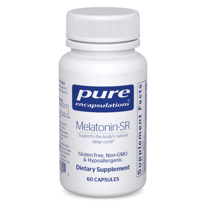 Pure Encapsulations Melatonin-SR | Sustained Release Supplement to Support Restful Sleep and The Body's Natural Sleep/Wake Cycle* | 60 Capsules
