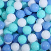 Ball Pit Balls for Kids, Children Crush-Proproof Plastic Balls for Ball Pit with 3 Bright Colors, Safe and Non-Toxic, BPA Free, Baby Toddler Pit Balls with Storage Net Bag (50pcs, 2.2inch)