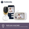 Motorola Baby Monitor VM85 - Indoor WiFi Video with Camera & Mood Light - HD 720p, Connects to Nursery App, 1000ft Range, 2-Way Audio, Remote Pan, Digital Tilt-Zoom, Temp, Lullabies, Night Vision