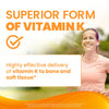 Doctor's Best Natural Vitamin K2 Mk-7 Capsule , Supports Bone Health & Soft Tissue Elasticity, 180 Ct
