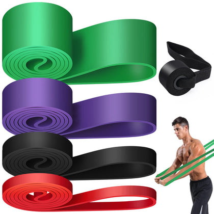 GPPNKC Resistance Band, Pull Up Bands, Assistance Workout Exercise Bands Set with Door Anchor, Working Out, Physical Therapy, Shape Body, Men and Women