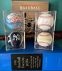 6 Pack BallQube Baseball Display Case Autographed Baseball Case for Display UV Protected Baseball Cube Display Memorabilia Baseball Display Case Square Clear Sports Baseball Display Case Holder