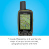 Garmin GPSMAP 65s, Button-Operated Handheld with Altimeter and Compass, Expanded Satellite Support and Multi-Band Technology, 2.6